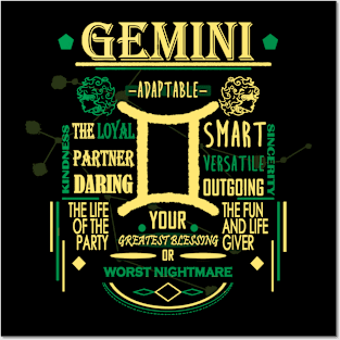 Gemini Posters and Art